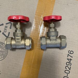 22mm compression gate valve PAIR