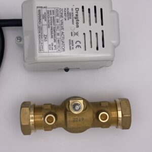 Drayton 2 port motorised valve 27100  22mm compression
